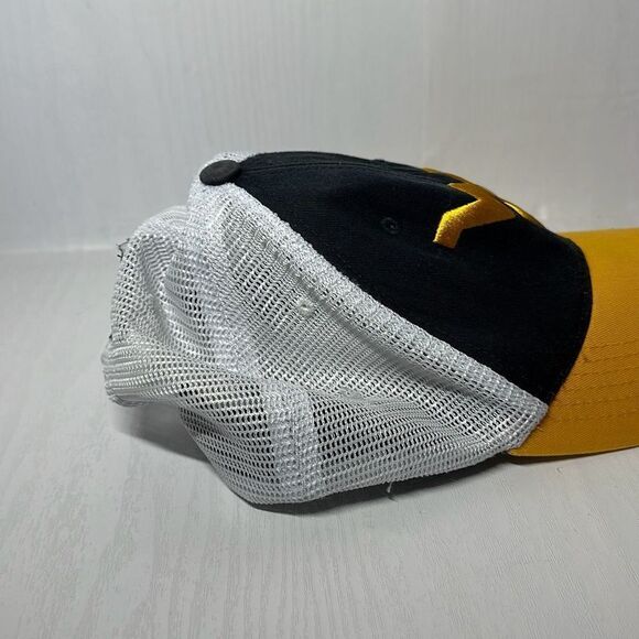 West Virginia Classic Two Tone Hat Adjustable University Mesh Trucker Cap Blue - Picture 5 of 10